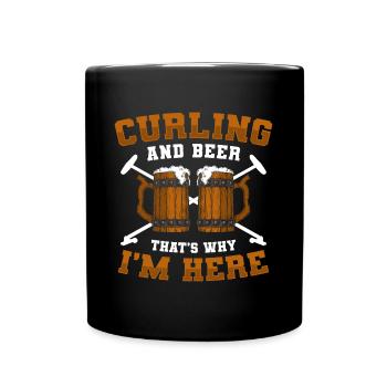 Curler Ice Team - Full Colour Mug - black - Front