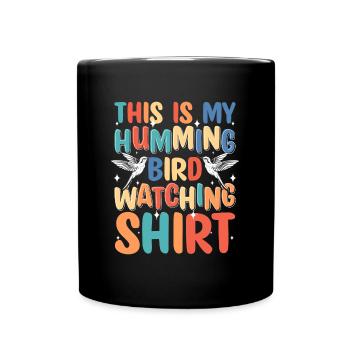 Colibri Coloré Magique Mode de vie - Mug uni - noir - Devant
