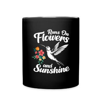 Oiseaux, Animaux, Magie - Mug uni - noir - Devant