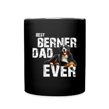 Bouvier bernois - Mug uni - noir - Devant