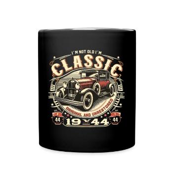 80ème Anniversaire Septembre Cru 1944 Cru - Mug uni - noir - Devant