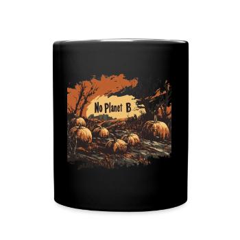 🍂 Militantisme Écologique en Style Halloween 🍂 - Mug uni - noir - Devant