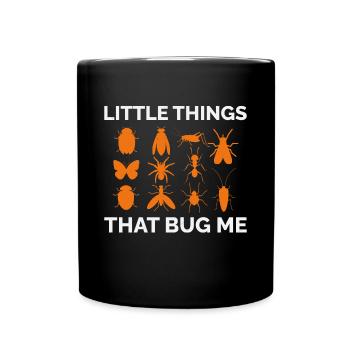 Insect Collector Entomology Entomologist Bug Lover - Full Colour Mug - black - Front