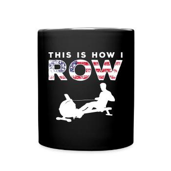 Rameur Rameur - Mug uni - noir - Devant