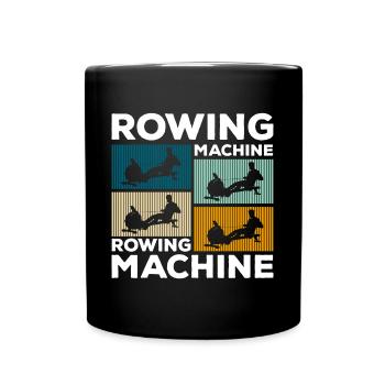 Rowing Machine Sports Endurance Rowing Training - Full Colour Mug - black - Front