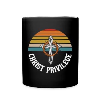 Jésus Dieu Église chrétienne Croix Croire Foi - Mug uni - noir - Devant