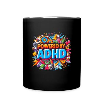 TDAH - Mug uni - noir - Devant
