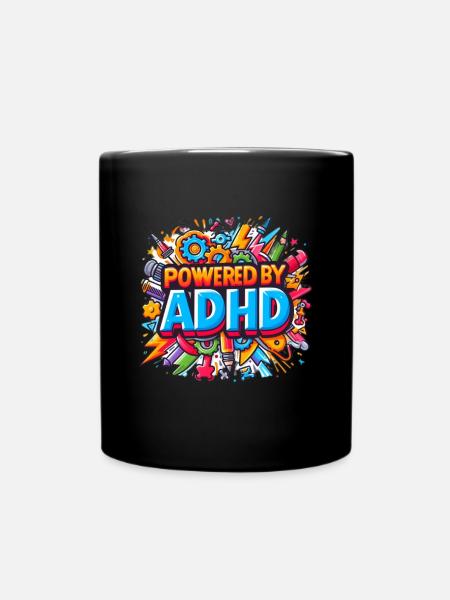 ADHD - Full Colour Mug - black