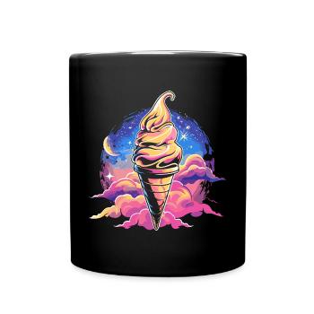 Cornet de glace Dreamlike - Mug uni - noir - Devant