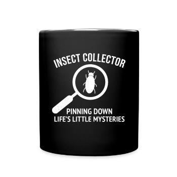 Insect Collector Entomology Entomologist Bug Lover - Full Colour Mug - black - Front
