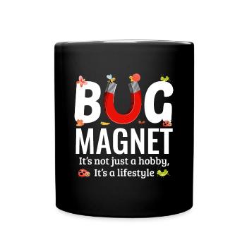 Insect Collector Entomology Entomologist Bug Lover - Full Colour Mug - black - Front