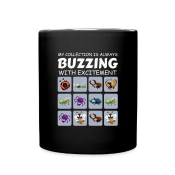 Insect Collector Entomology Entomologist Bug Lover - Full Colour Mug - black - Front
