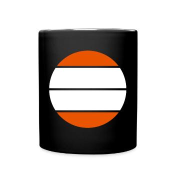 Sandwich - Tasse einfarbig - Schwarz - Vorne