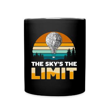 Hot Air Balloon Activity Clouds Leisure - Full Colour Mug - black - Front
