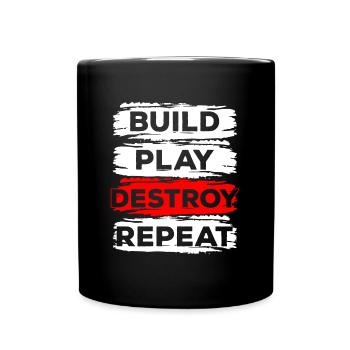Clamping Blocks Childhood Memories - Full Colour Mug - black - Front