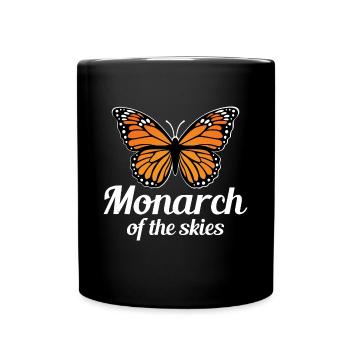 Papillon monarque Insecte Collectionneur Entomologie - Mug uni - noir - Devant