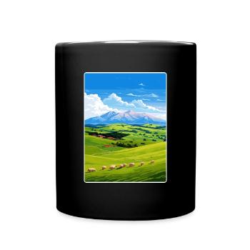 Gran Sasso Monti Della Nationalpark Reisen - Tasse einfarbig - Schwarz - Vorne