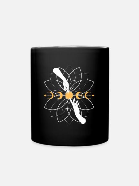 Mandala de Koi Céleste - Mug uni - noir