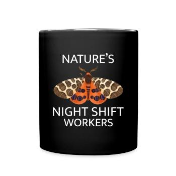 Papillon de nuit Animal Insect Collectionneur Entomologie - Mug uni - noir - Devant
