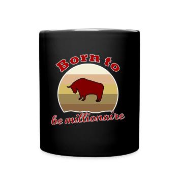 The Next Millionaire - Full Colour Mug - black - Front