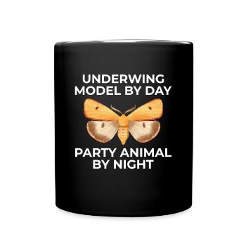 Papillon de nuit Animal Insect Collectionneur Entomologie - Mug uni - noir - Devant