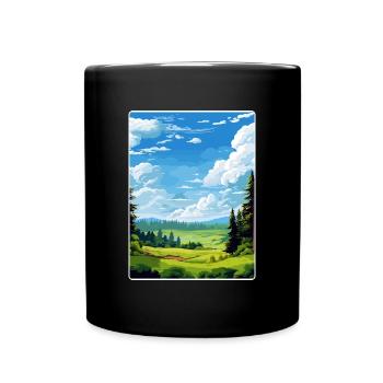 Upper Palatinate Germany Travel Poster Souvenir - Full Colour Mug - black - Front