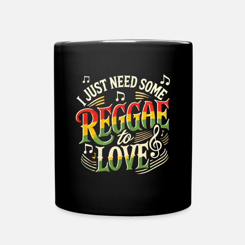 Design reggae jamaïcain - Mug uni - noir