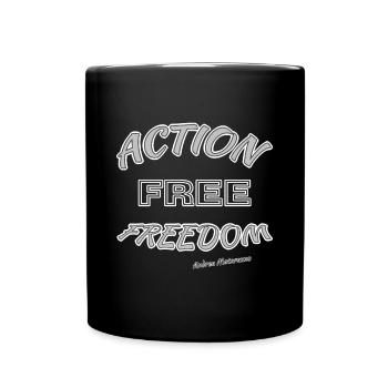 Action Free Freedom - Full Colour Mug - black - Front