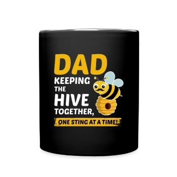 Honeybee Dad Beekeeper Apiculture Insect Collector - Mug uni - noir - Devant