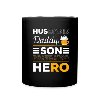 Men's Action Day Beard Masculine - Full Colour Mug - black - Front