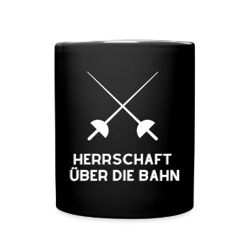 Domination on the fencing track - Full Colour Mug - black - Front