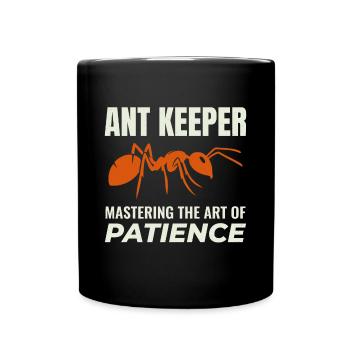 Ameisenhalter Ameisenliebhaber Entomologe Insektensammler - Tasse einfarbig - Schwarz - Vorne