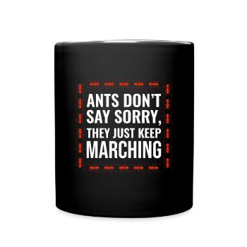 Ameisenhalter Ameisenliebhaber Entomologe Motivierend - Tasse einfarbig - Schwarz - Vorne