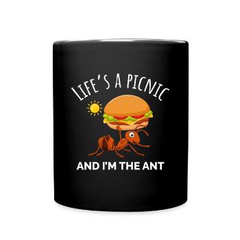Ameisenhalter Ameisenliebhaber Entomologe Insektensammler - Tasse einfarbig - Schwarz - Vorne