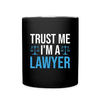 Anwalt Anwältin Fais-moi confiance, je suis avocat - Mug uni - noir - Devant
