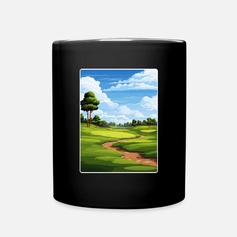 Tpc Boston Golf Club Affiche de voyage Souvenir WPA - Mug uni - noir