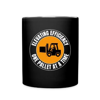 Conducteur de chariot élévateur Conducteur d’équipement lourd Drôle - Mug uni - noir - Devant