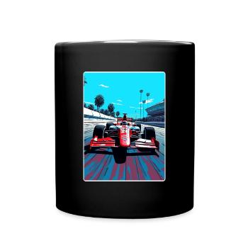 Mexico Circuit Motorsport Race Travel Poster WPA - Full Colour Mug - black - Front
