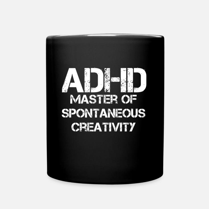 ADHS - Tasse einfarbig - Schwarz