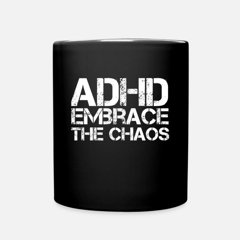 ADHS - Tasse einfarbig - Schwarz