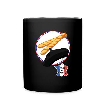 Made in france - Mug uni - noir - Devant