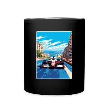 Monte Carlo Circuit Motorsport Race Monaco Race - Mug uni - noir - Devant