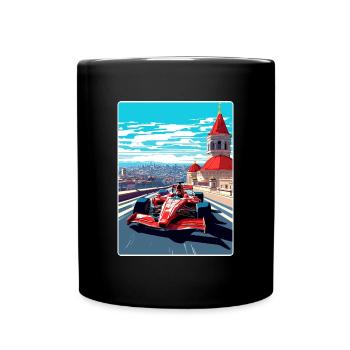 Istanbul Circuit Motorsport Race Turkey Travel WPA - Full Colour Mug - black - Front