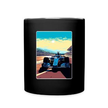 Yeongam Circuit Motorsport Rennen Südkorea Reisen - Tasse einfarbig - Schwarz - Vorne