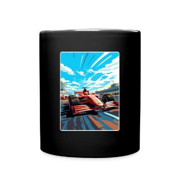 Montreal Circuit Motorsport Rennen Kanada Reisen WPA - Tasse einfarbig - Schwarz - Vorne