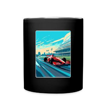 Sepang Circuit Motorsport Rennen Malaysia Reisen WPA - Tasse einfarbig - Schwarz - Vorne