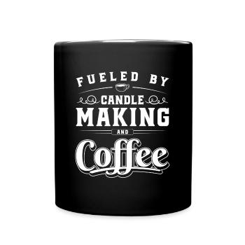 Candlelight Flirting Love Romantic - Full Colour Mug - black - Front
