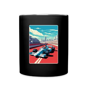 Mexico Circuit Motorsport Race Travel Poster WPA - Full Colour Mug - black - Front