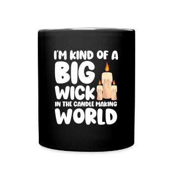 Candle Date Warm Passion - Full Colour Mug - black - Front