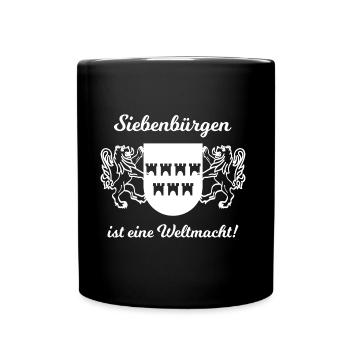 The beautiful country of Transylvania - Full Colour Mug - black - Front
